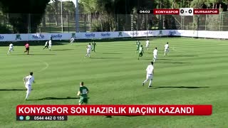 Konyaspor son hazırlık maçını kazandı