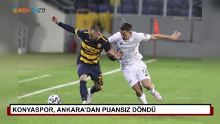 Konyaspor, Ankara’dan puansız döndü