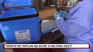 Türkiye’de yapılan aşı sayısı 10 milyonu geçti