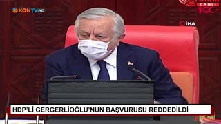 HDP’li Gergerlioğlu’nun başvurusu reddedildi