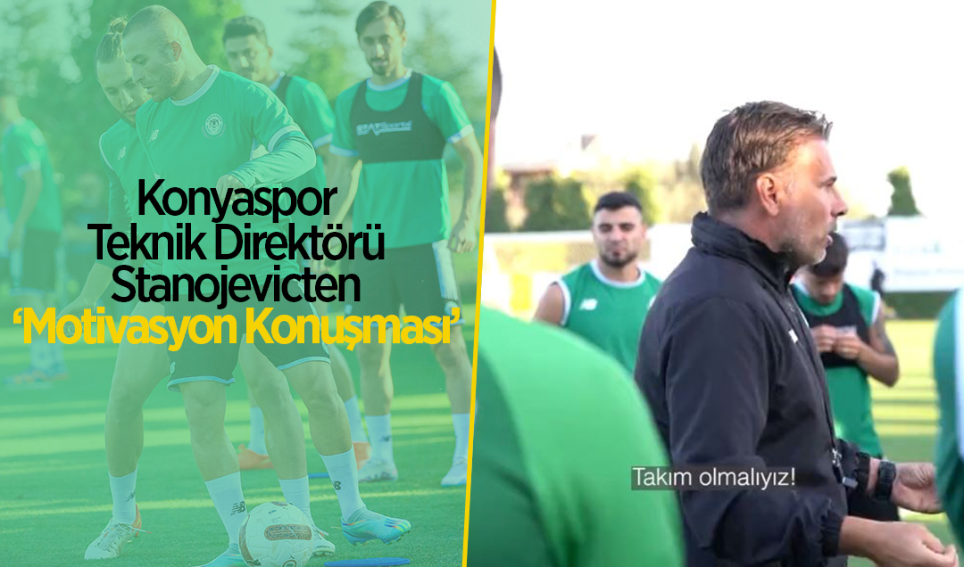Aleksandar Stanojevic’ten takıma ’motivasyon konuşması’