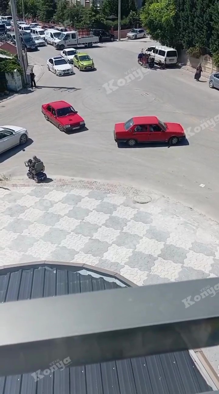 Konya’da düğün magandasının şovunu ambulans sireni durdurdu! 