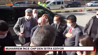 Muharrem İnce CHP’den istifa ediyor