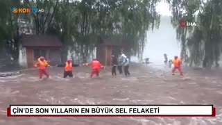 Çin’de son yılların en büyük sel felaketi