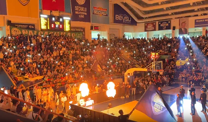 Konya Büyükşehir Belediyespor, final yolunu üçüncü maça taşıdı: 90-79