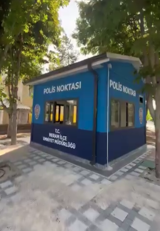 Konya’daki bu caddede açıldı: Yeni polis noktası hizmette! 