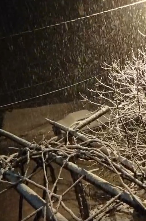 Konya’da nisan ayında kar yağışı sürüyor