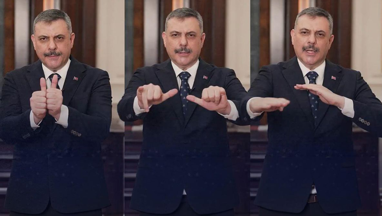 İçişleri Bakanı Mustafa Çiftçi’den işaret diliyle anlamlı mesaj