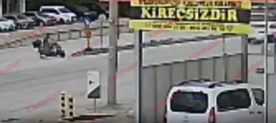 Konya’da hafif ticari araç ile motosiklet çarpıştı: 1 yaralı