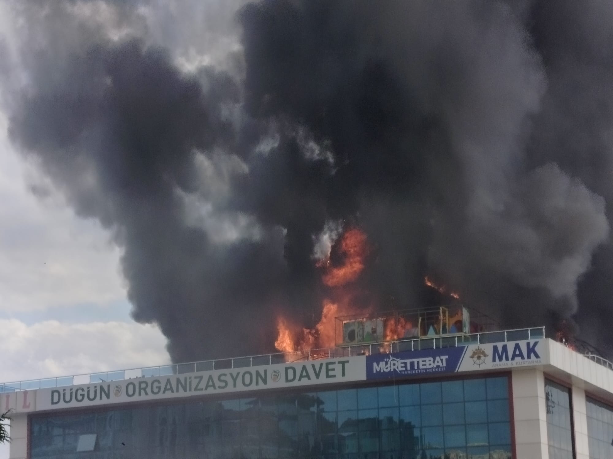 Konya’da restoranda yangın paniği