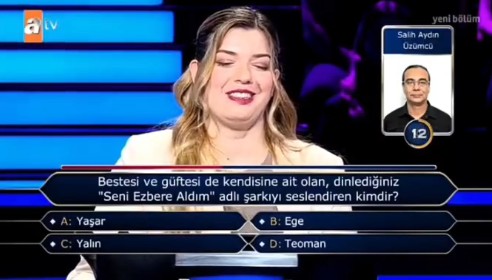 Konya AFAD personeli, enkazdan kurtardığı Halime’ye bu kez yarışmada destek oldu