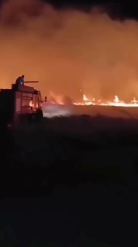 Konya yolunda düğün sevinci yangın paniğine dönüştü!