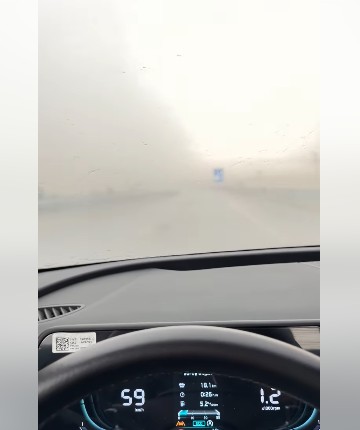 Seydişehir-Beyşehir yolunda yağış etkili oldu