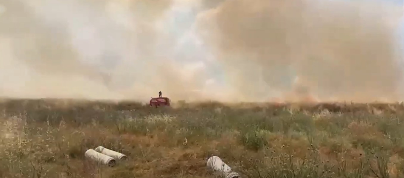 Konya’da mera yangını! Ekipler seferber oldu