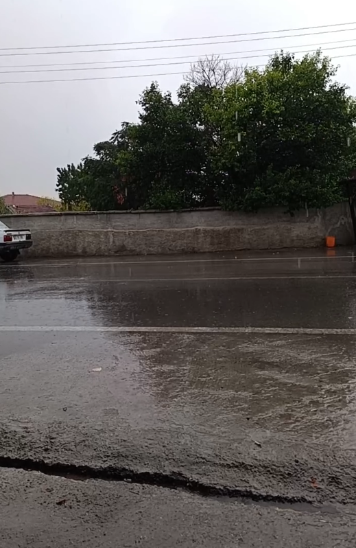 Konya’nın Çeltik ilçesinde sağanak etkili oldu